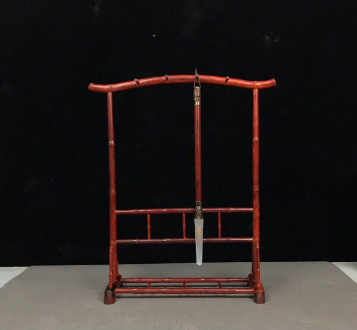 印度小叶紫檀，毛笔架，挂架，北方京做工，纯...