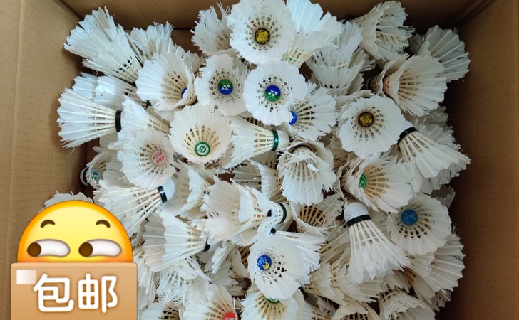 训练羽毛球旧球混装整箱包邮