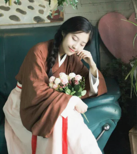 殊不知汉服 魏晋浅交领衫 棉麻小广袖琵琶袖...