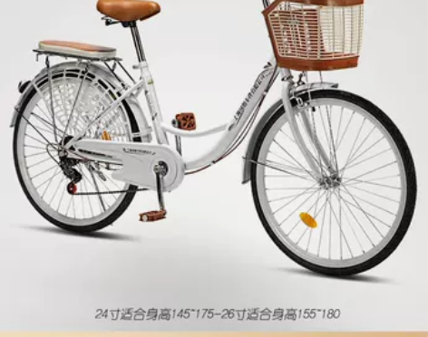 上海凤凰车件有限公司自行车女式轻便成年人代...