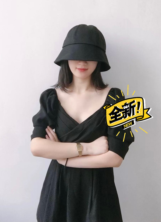 【低价出手】显脸小渔夫帽遮阳帽大帽檐盆帽遮...