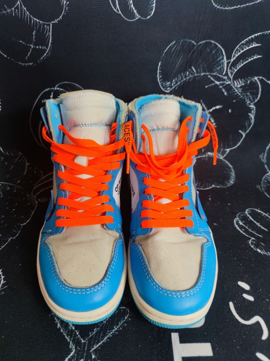 aj1 off white北卡蓝联名40码...