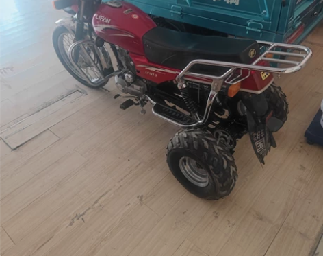 自改力帆摩托125，可以玩沙子适合农家乐自...