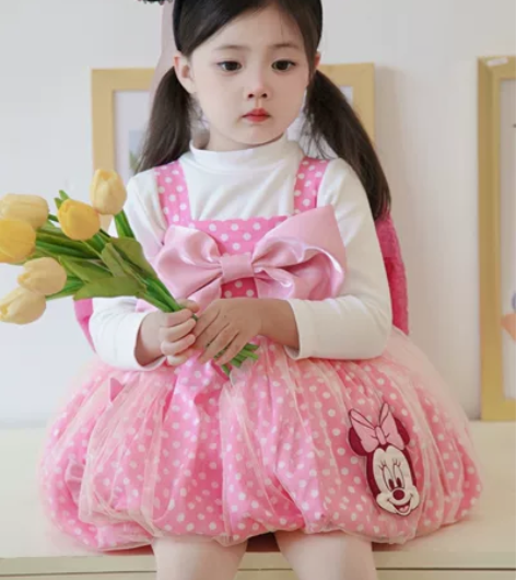 糖心果米妮米奇花苞裙110码 米妮带纱11...