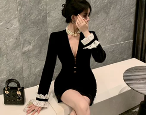 kubiliv莫里斯浪漫家 韩国丝绒蕾丝拼...