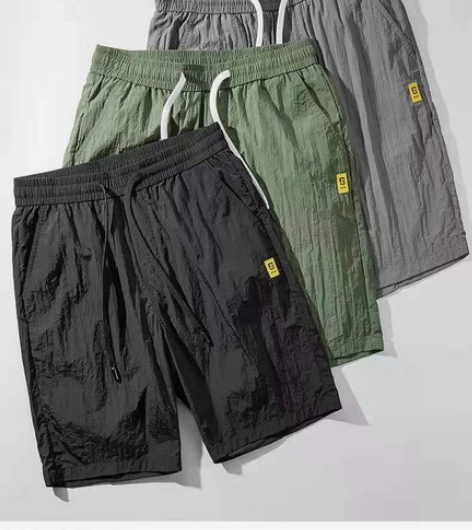 短裤男2021新款夏季薄款冰丝速干外穿潮流...