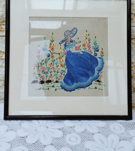 西洋公主刺绣画（国内现货） Vintage...