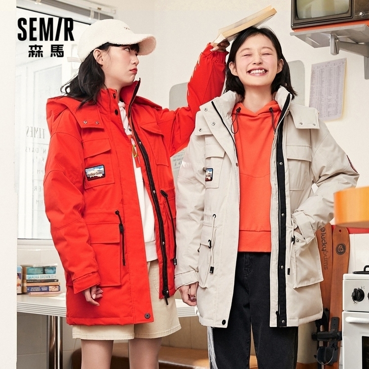 Semir/森马 羽绒服 去年刚买的 几乎...