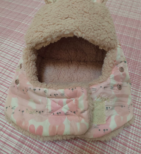 巴布豆雷锋帽,女孩款,只戴过一次! 自己家...