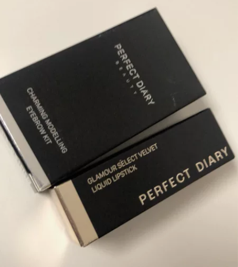 完美日记立体四色眉粉，完美日记丝绒唇釉 两...