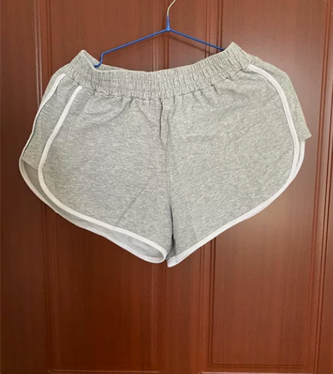 SHIYIYUE 自制运动短裤女夏季休闲抽...