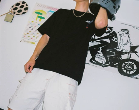 The Crowd(TC)新款夏纯棉工装休...