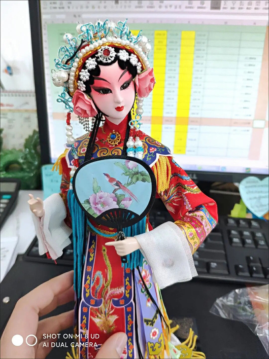 绢人戏曲 杨贵妃！