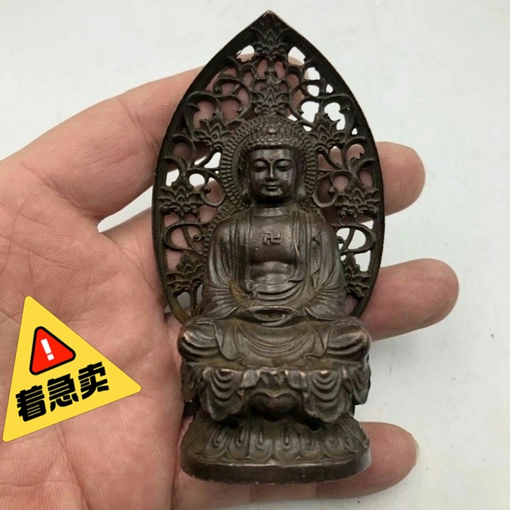 个人闲置出售 地摊捡来的铜像，佛像，开脸漂...