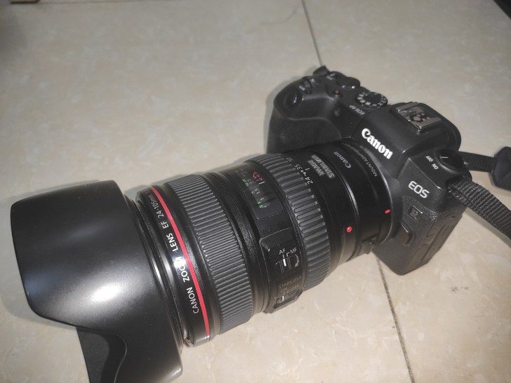 佳能eosrp＋原厂转接环+ef 2410...