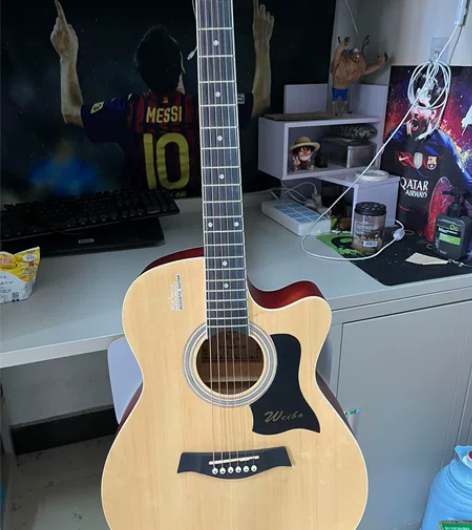 民谣吉他单板,一手新,适合初学者,性价比之...