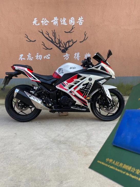 川崎小忍者到货，颜色鲜艳，手续齐全，准新车...