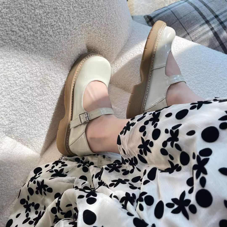 2021春夏新款玛丽珍鞋日系jk软妹圆头娃...