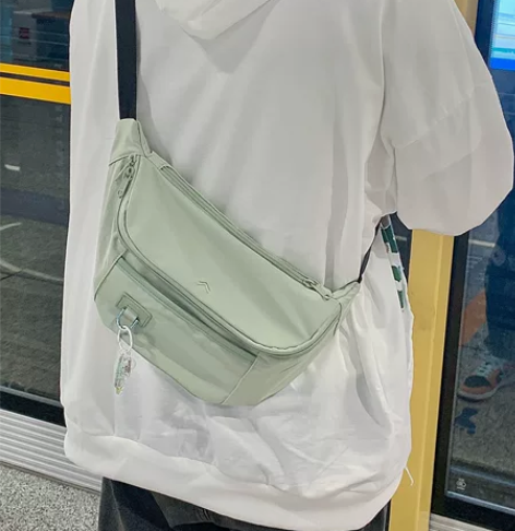 bagsmart潮流包包男包挎包胸包男士单...