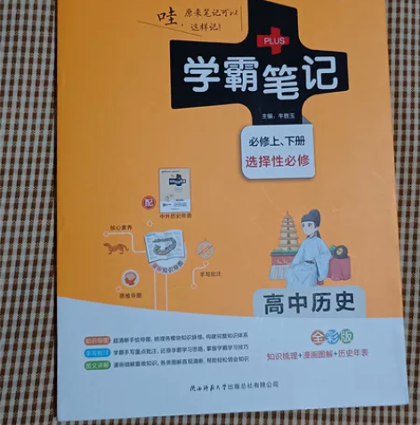 高中历史学霸笔记 新的没用过 书店原价56...