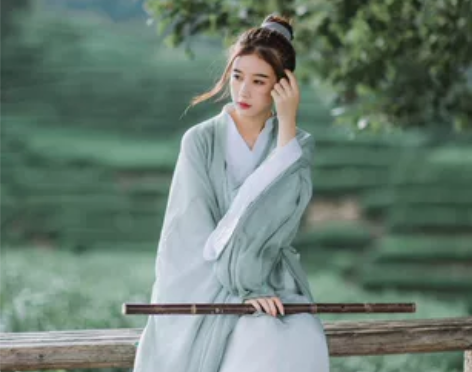 魏晋风汉服古风广袖流仙裙学生中国风古装套装...