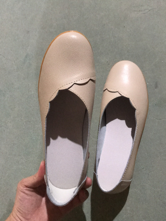 全新清仓特价真皮单鞋女平底休闲大码女鞋