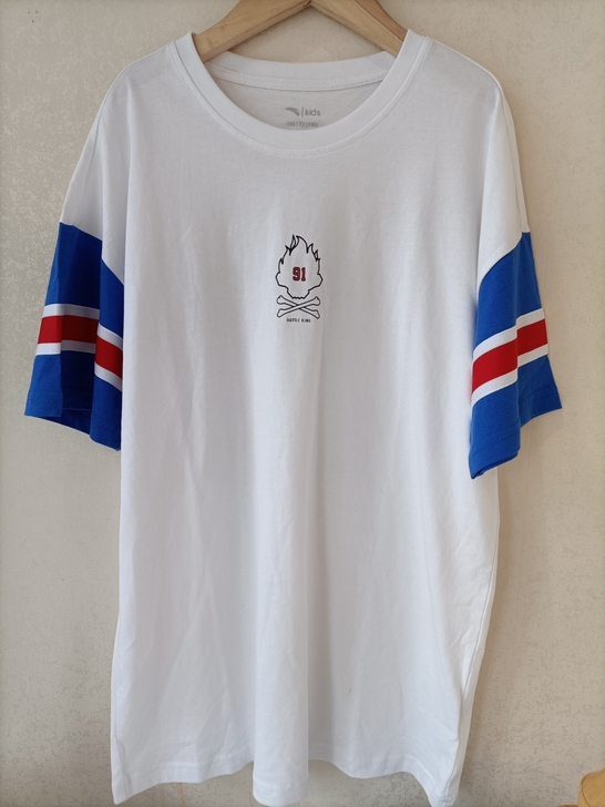 安踏 正品尾单 中大童 薄棉T恤