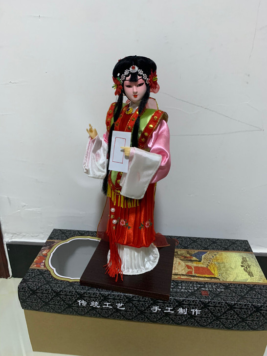 唐人坊绢人北京绢人戏曲人物摆件京剧人偶送礼...