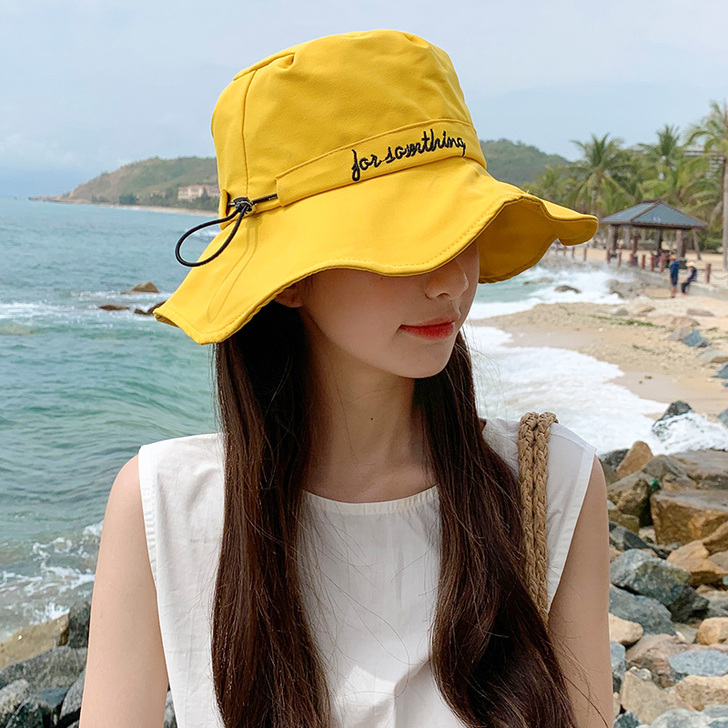 帽子女夏季渔夫帽防晒紫外线遮阳学生韩版日系...