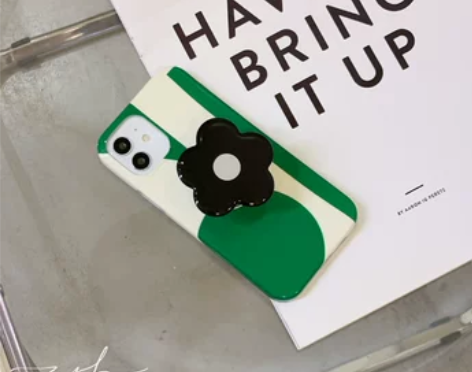 zrb高级绿色几何设计全包边软壳iPhon...