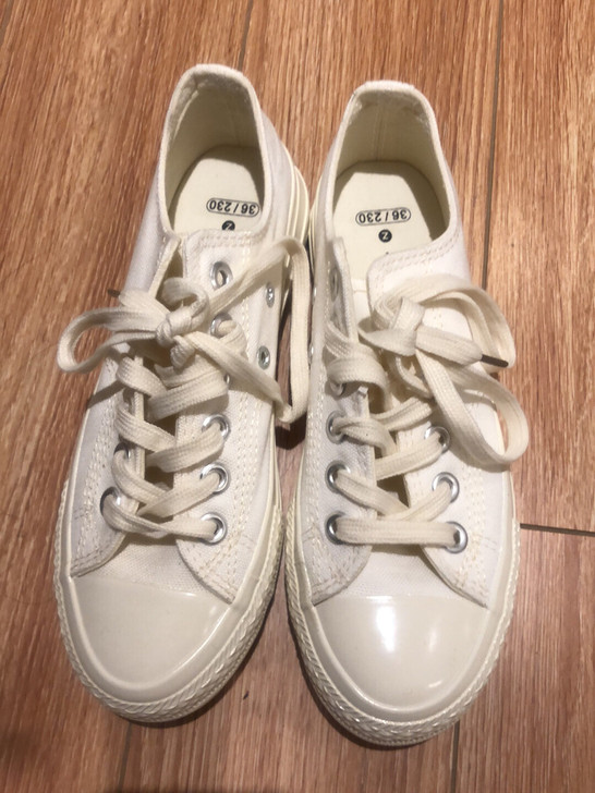 仅试穿全新 系带 纯色 低帮 舒适、帆布鞋...