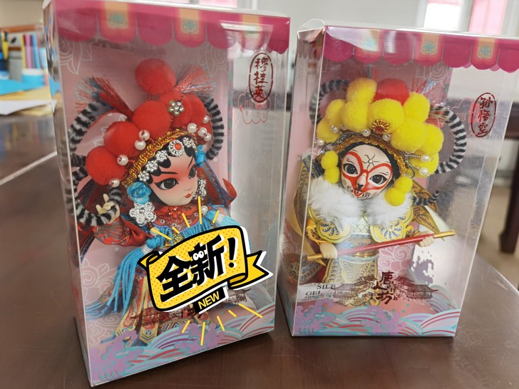 全新京剧孙悟空人偶摆件 绢人娃娃
