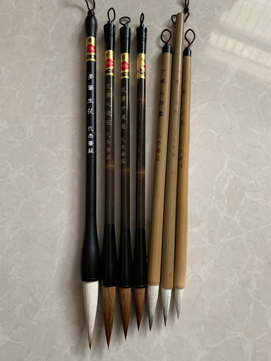 七支包邮毛笔组合，实体店70多，现特价36...