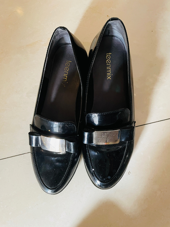 天美意皮鞋 JK鞋 乐福鞋 单鞋 很少穿 ...