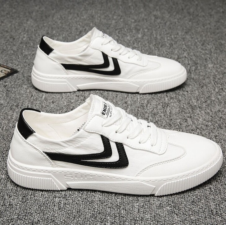 春季百搭帆布鞋ins韩版潮流小白鞋男鞋休闲...