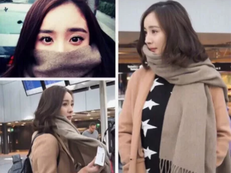 大幂幂同款羊绒羊毛大围巾，70*180，a...