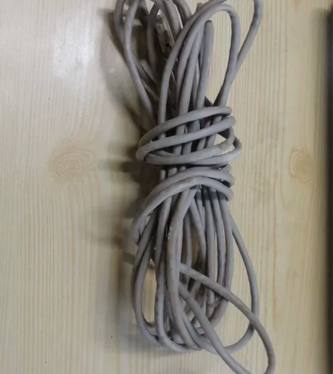 网线如图长度没量自己看吧。有两根，都要9块...