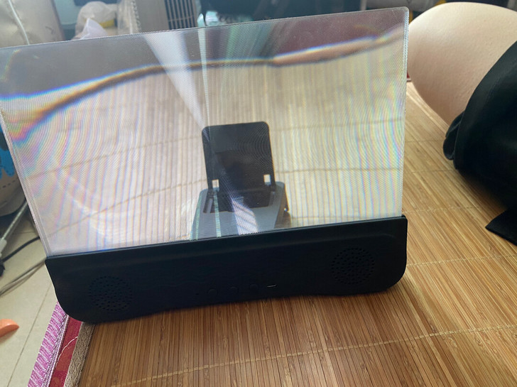 【4K蓝光超清】手机放大器超大屏幕桌面支架...