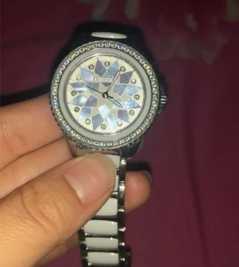罗西尼表 罗西尼陶瓷表,表盘是彩色母贝,全...