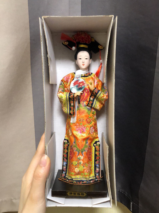 唐人坊绢人京剧人物摆件手工娃娃