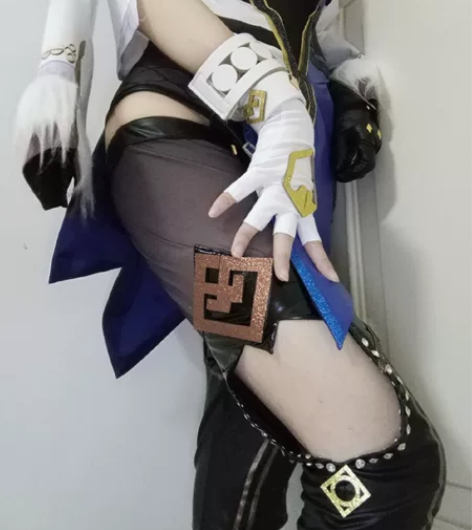 三町目家夜兰cos服 仅试穿一次 无假发无...