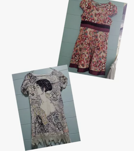 L号法香之旅纯棉布碎花连衣裙 田园风,10...