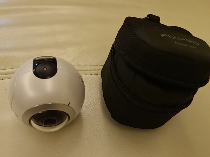 三星gear 360 vr相机全景相机摄像...