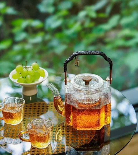 朋友的工厂不做了 全新的茶具苏窗提梁壶玻璃...