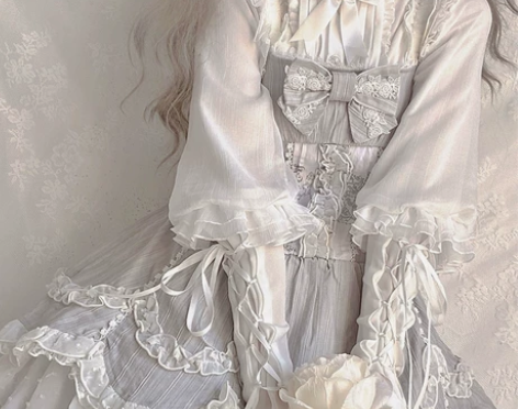 告白气球家羊腿袖原创lolita内搭上衣秋...