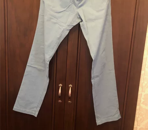 American eagle 休闲裤 浅蓝...