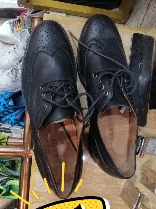 专柜正品  巴利 BALLY  厚底布洛克...