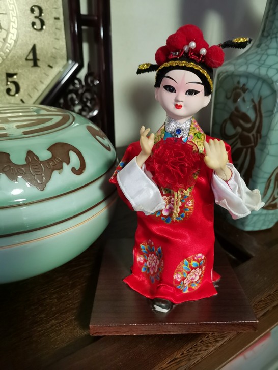 唐人坊京剧绢人娃娃状元媒小生娃娃