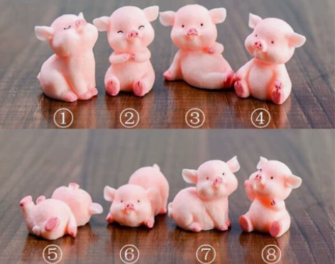 8个=14元 包邮微景观摆件 小猪 猪摆件...