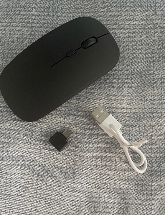 （包邮）【手机也能用】太空银电脑无线可充电...